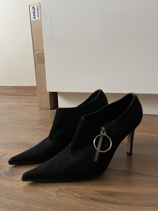 Женские Sergio Rossi Ботильоны Чёрные Замша 37