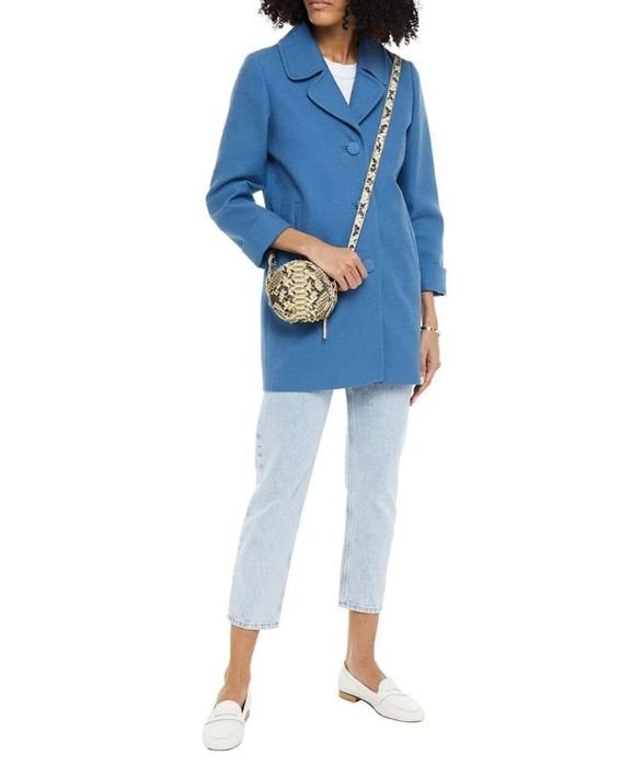 Damen Claudie Pierlot Mantel Beige Baumwolle XS-S