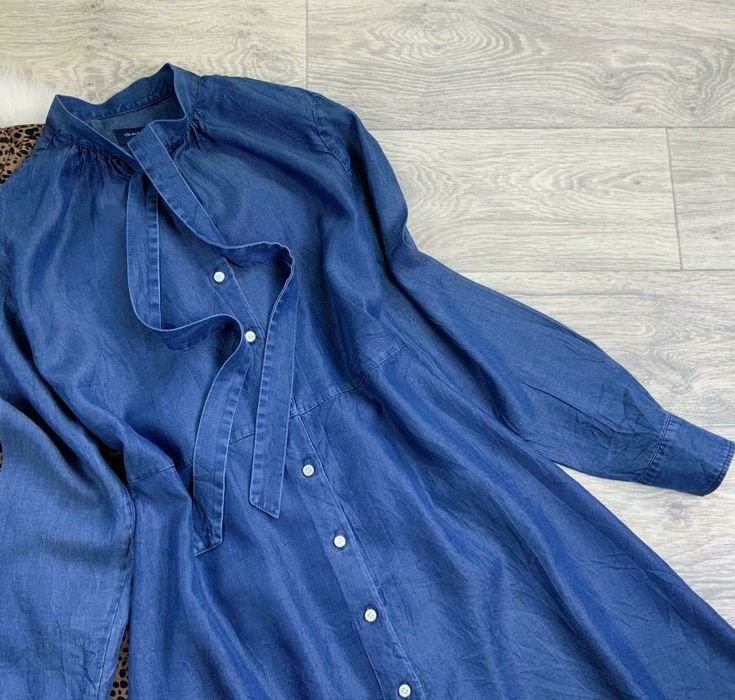 Women GANT Dress Navy Denim 40