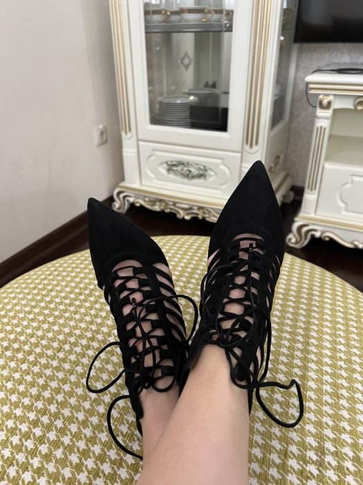 Women Le Silla Heels Suede 36