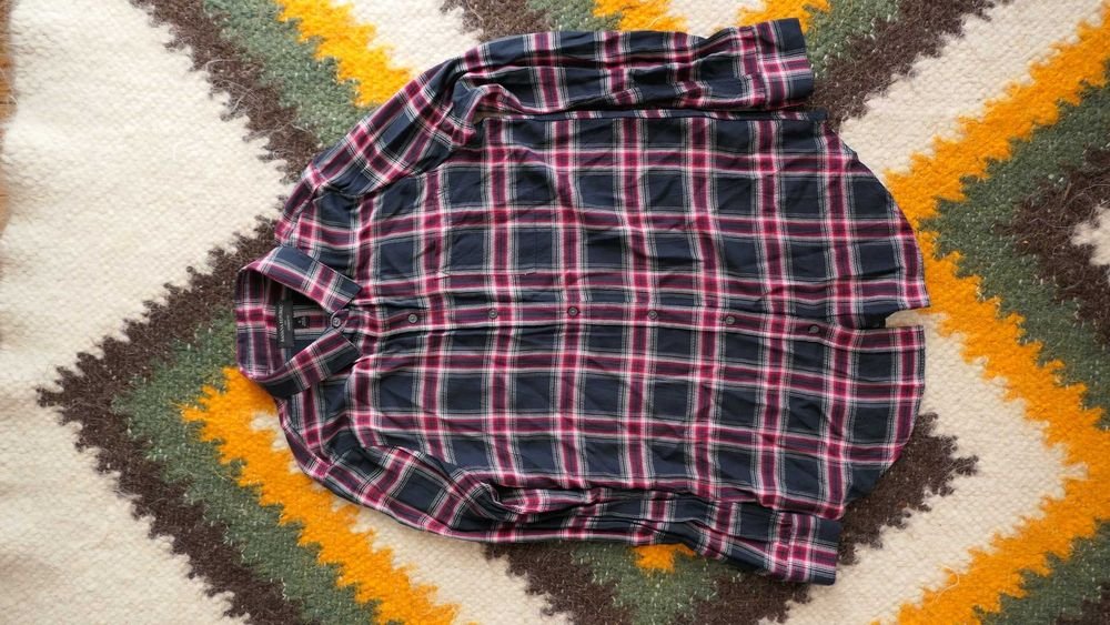 Женская Banana Republic Сорочка Чёрный Хлопок 36