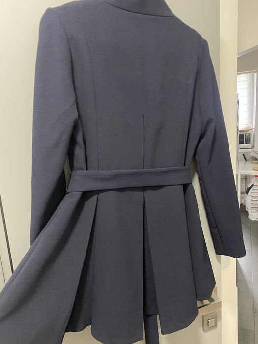 Femme Reiss Blazer Bleu Marine Viscose 36