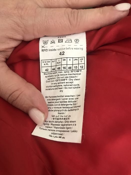 Femme Gerry Weber Veste Légère Rouge 42/XL-L