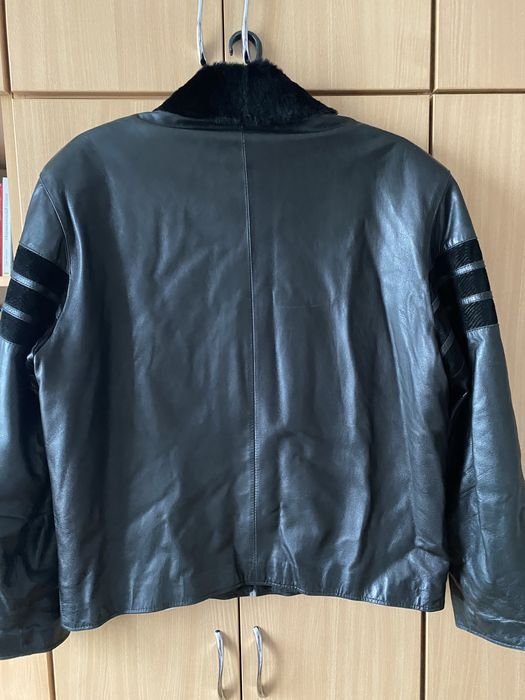 Men Gianfranco Ferre Jacket Black Leather Other