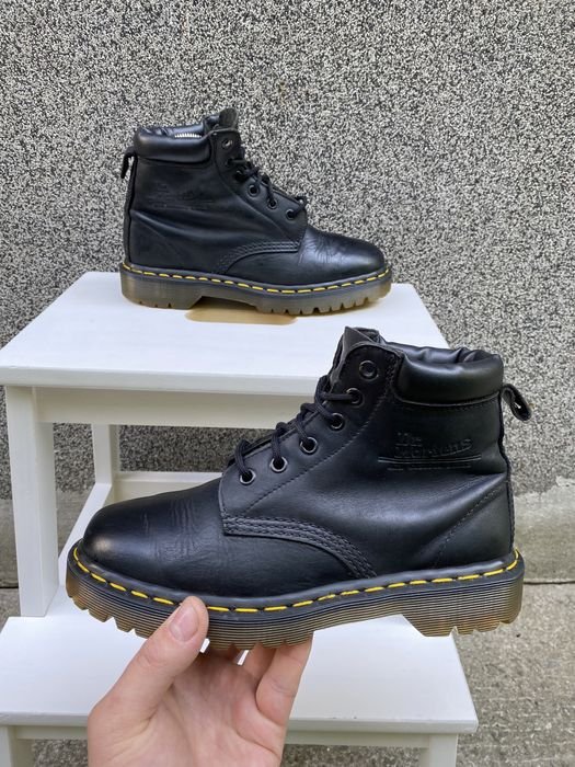 Donna Dr Martens Stivali Neri Pelle 38
