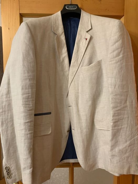 Мужской Pierre Cardin Пиджак Бежевый Лен