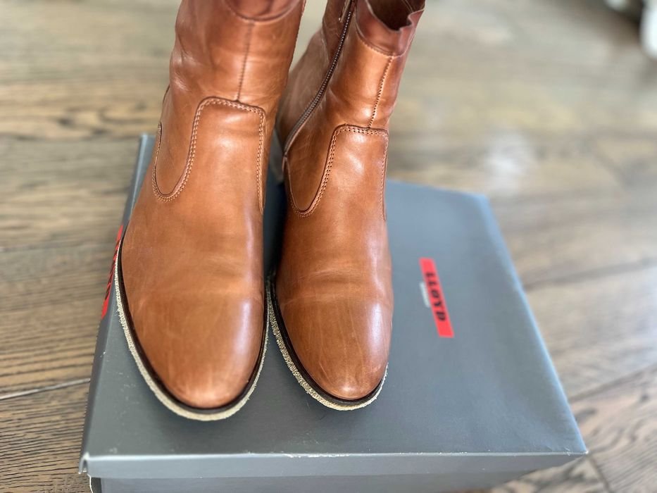 Женские Lloyd Ботинки Коричневый Кожа 38.5