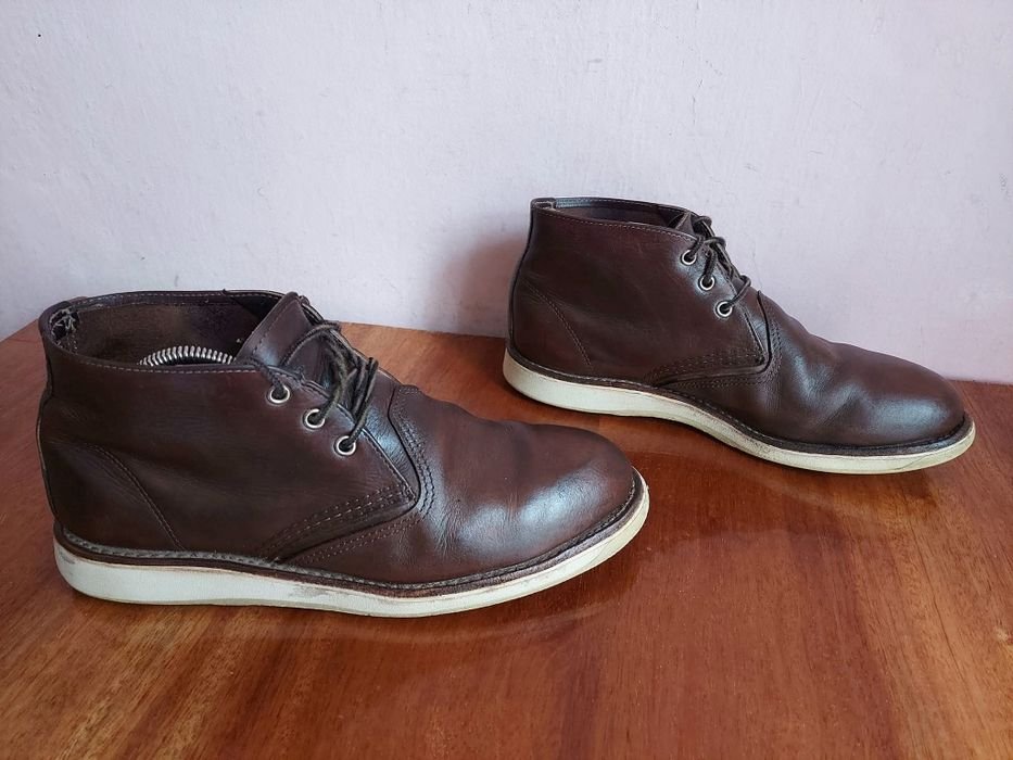 Men Red Wing Boots Brown Leather 42