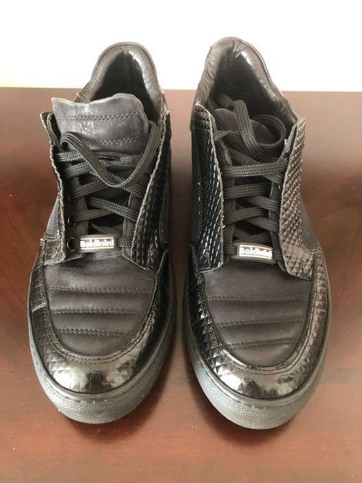 Homme Baldinini Bottes Noires Cuir 40