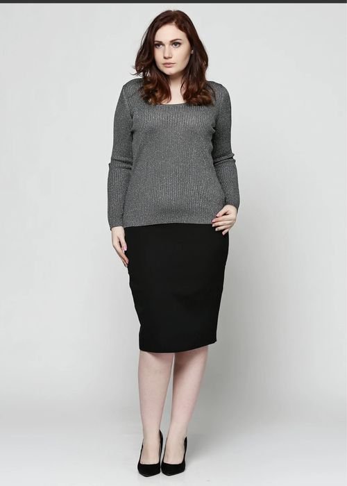 Damen Luisa Spagnoli Rock Schwarz XL