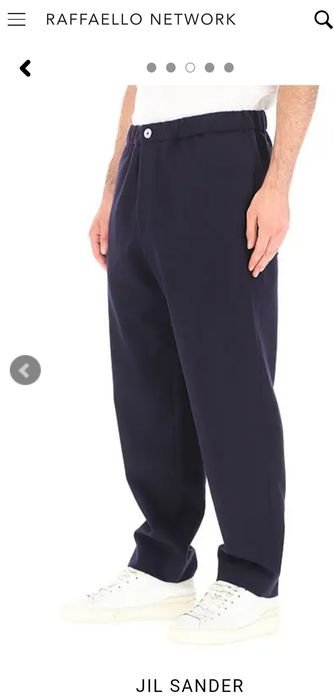 Мужской Jil Sander Брюки Тёмно-синий 36-38