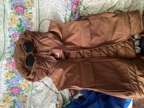 Men CP Company Vest Brown 48