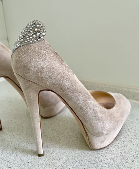 Damen Nando Muzi Absätze Creme Leder 36