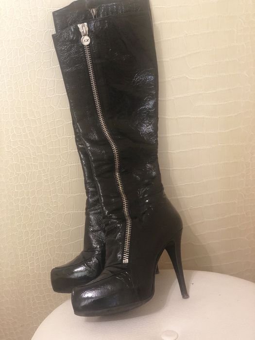 Женские Nando Muzi Сапоги Чёрные Кожа 37