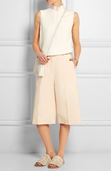 Damen Tibi Sabots Beige Leder 39