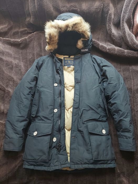 Men Woolrich Parka Dark Blue Down 36