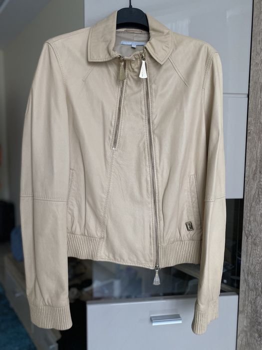 Men Gianfranco Ferre Jacket Beige Leather 38