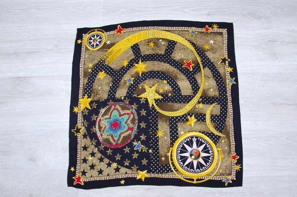 Unisex Louis Feraud Schal Seide 82x82