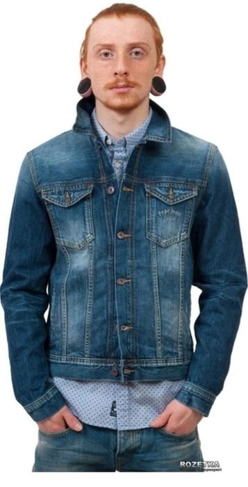 Мужской Pepe Jeans Куртка Тёмно-синий 36