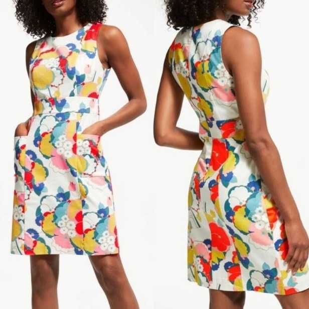 Женское Boden Платье Многоцветное М 44-46