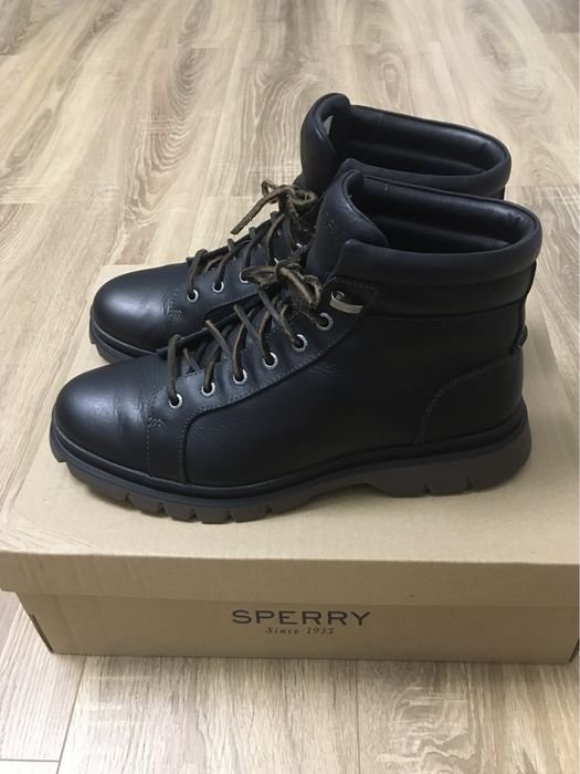 Donna Sperry Stivali Nero Pelle 43
