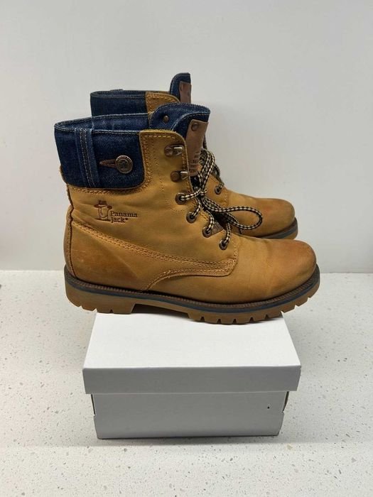 Женские Panama Jack Ботинки Коричневый Кожа 41