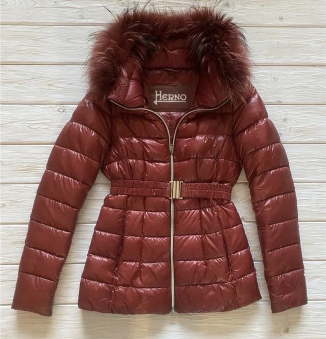 Donna Herno Piumino Rosso 38