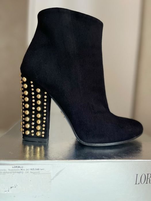 Женские Loriblu Ботильоны Чёрные Кожа 38