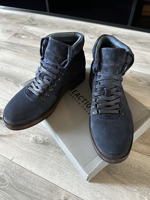 Men Kenneth Cole Boots Blue 43