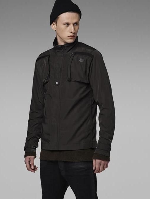 Uomo G-Star Raw Overshirt Nero Cotone S