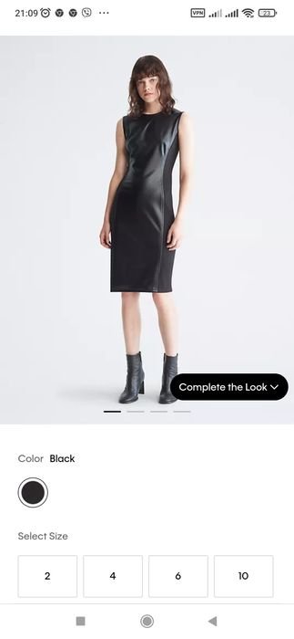 Calvin Klein Dress Black M