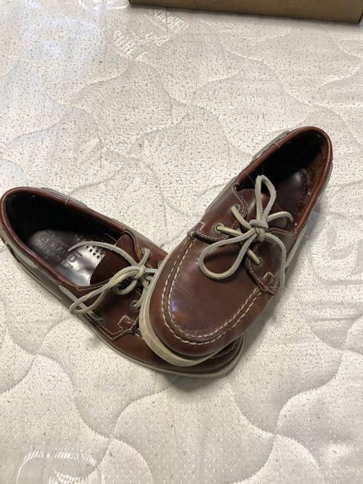 Uomo Sebago Top-Siders Marrone Pelle 40
