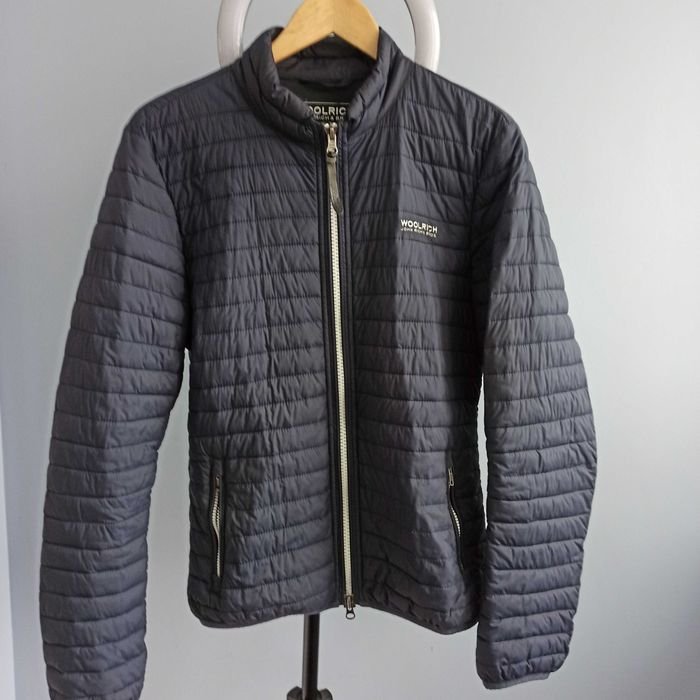 Men Woolrich Jacket Navy Polyester 38