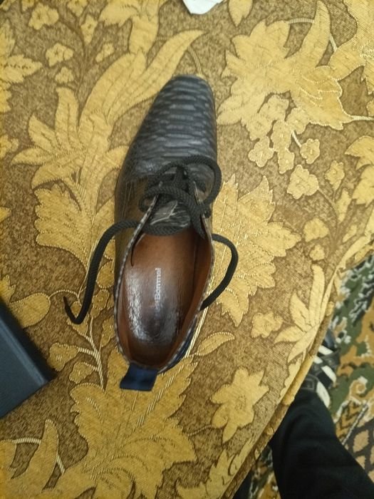 Мужской Floris van Bommel Туфли Тёмно-синий Кожа