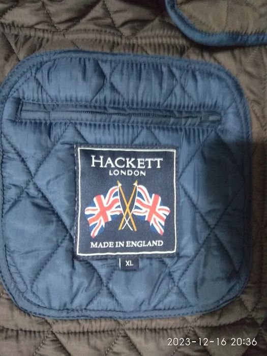 Herren Hackett Jacke Dunkelblau Unbekannte Größe