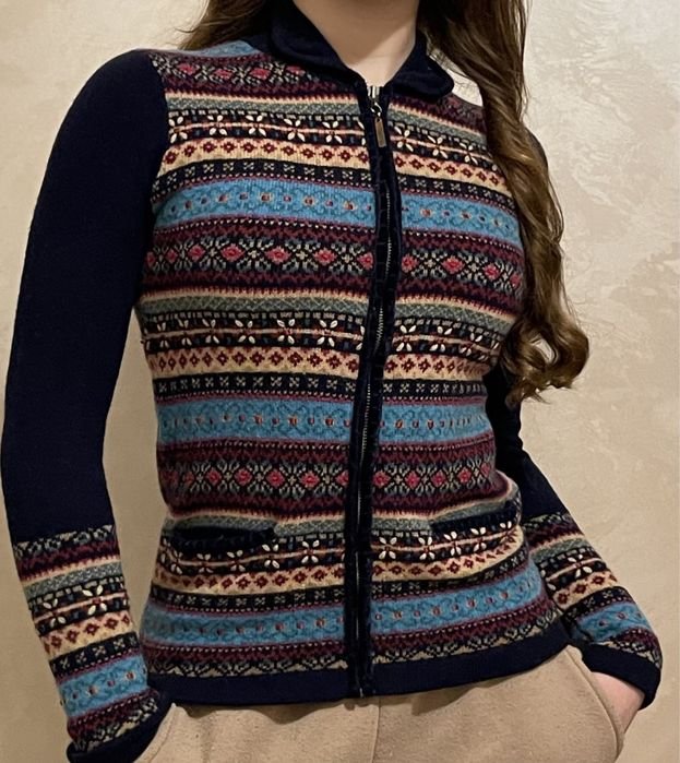 Damen Laura Ashley Pullover Mehrfarbig Wolle 36