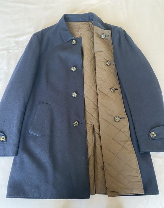 Donna Brunello Cucinelli Cappotto Blu Navy