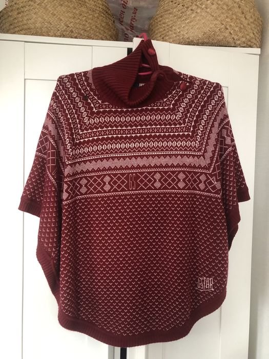 Женский G-Star Raw Пончо Снежное Вязаное 36