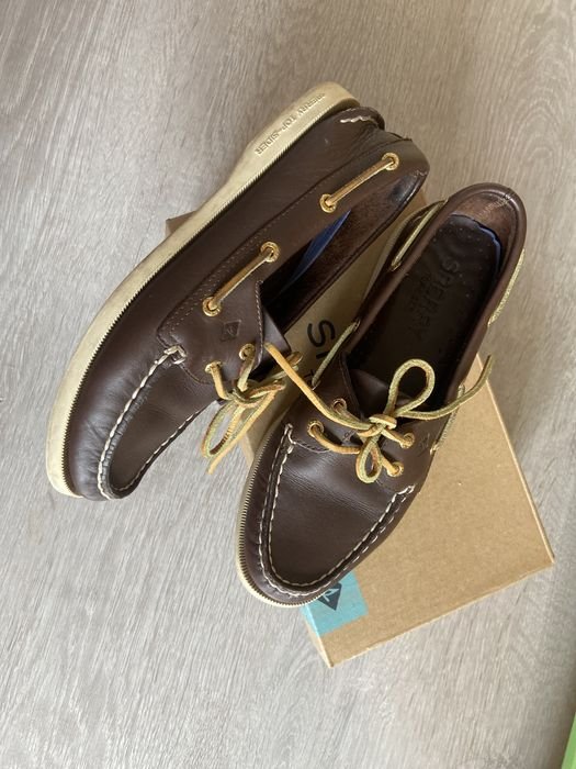 Donna Sperry Scarpe da Barca Marrone Pelle 37