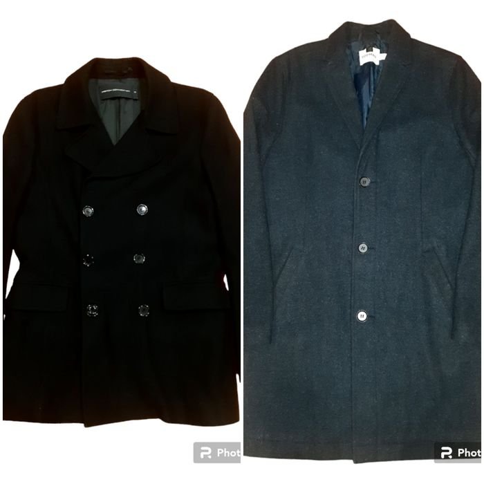 Uomo French Connection Cappotto Nero M