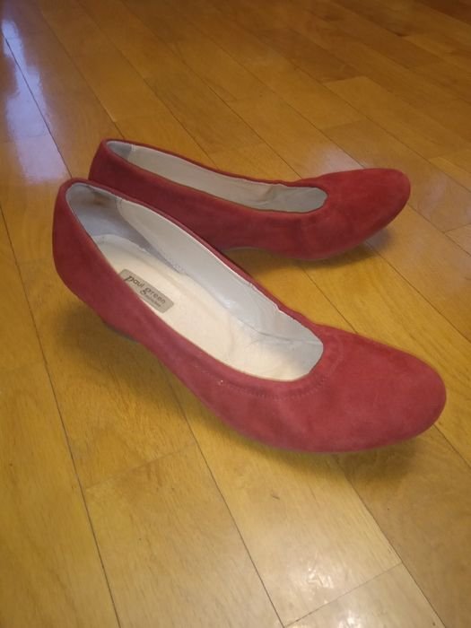 Женские Туфли Красные Замша 39