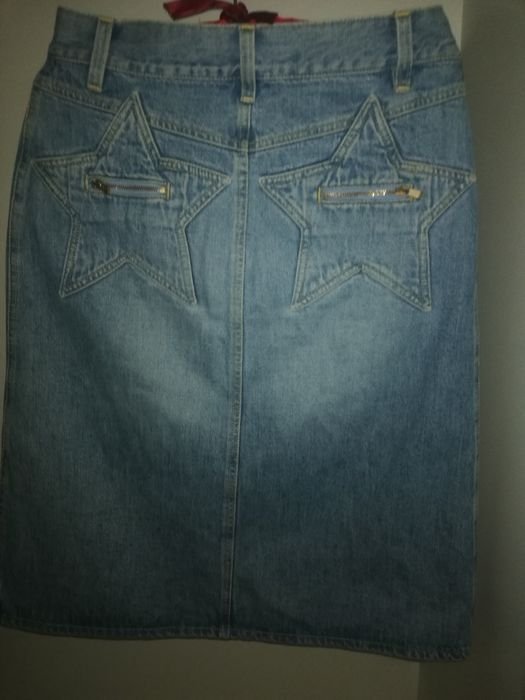 Женская See by Chloe Юбка Голубая Джинс 32