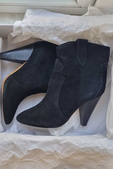 Women Isabel Marant Boots Black Suede 40