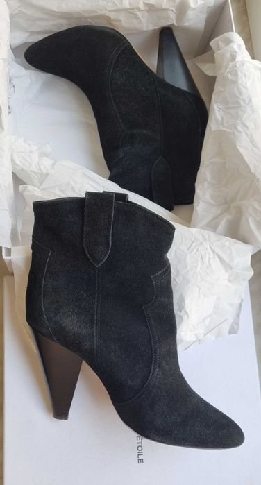 Women Isabel Marant Boots Black Suede 40