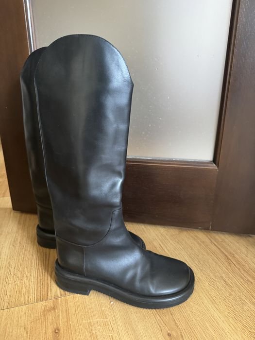 Женские Proenza Schouler Сапоги Чёрные Кожа 39