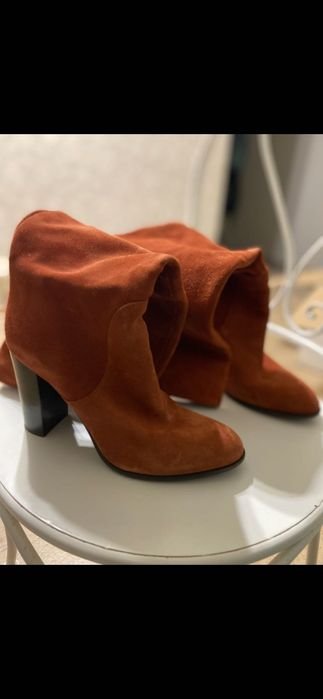 Женские Navyboot Чобітки Коричневий Замша 38