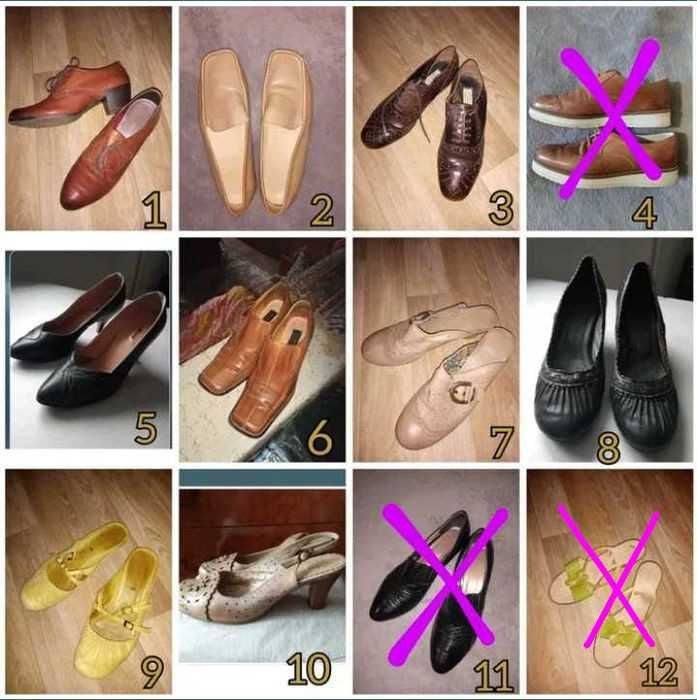 Женские Туфли Кожаные 40