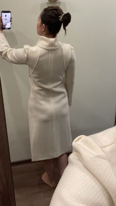 Donna Sonia Rykiel Cappotto Bianco Lana 36