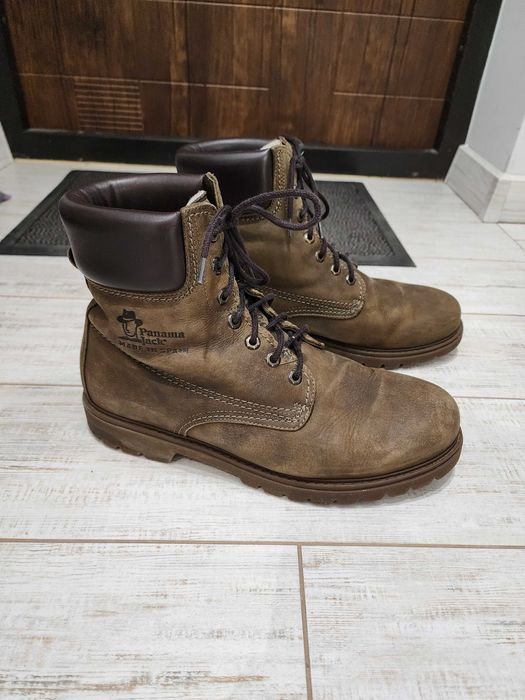 Men Panama Jack Boots Brown Nubuck 45