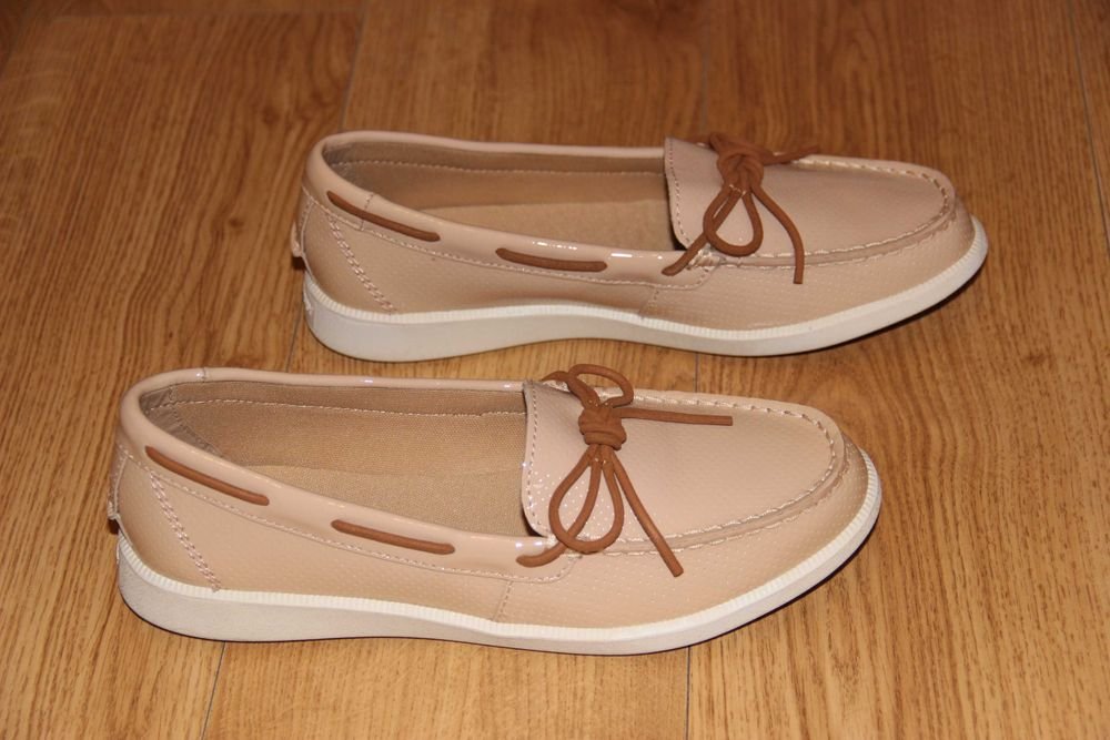 Femme Sperry Mocassins Beige Cuir 38